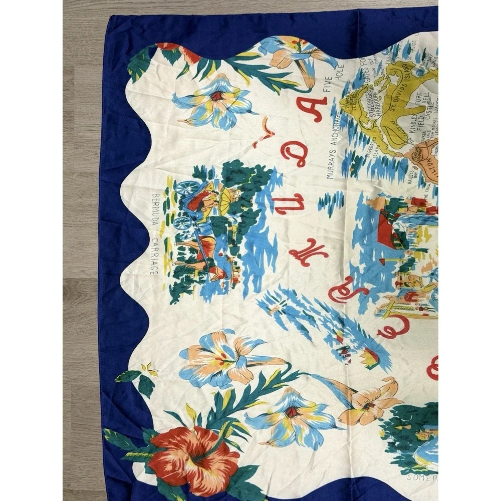 Anthropologie 2-Pack Nautical Hair Scarves Hair Wrap L Women's Multifunctional